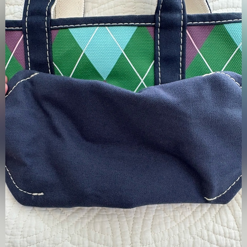 L.L. Bean Mini Boat and Tote Like New! Canvas tote - Picture 3 of 8